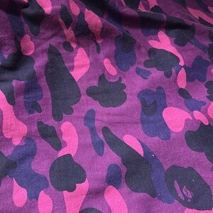 Purple bape camo tee
